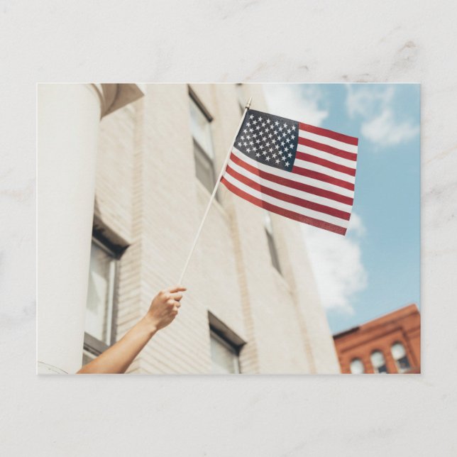 Amerika 4 helg vykort (Framsida)