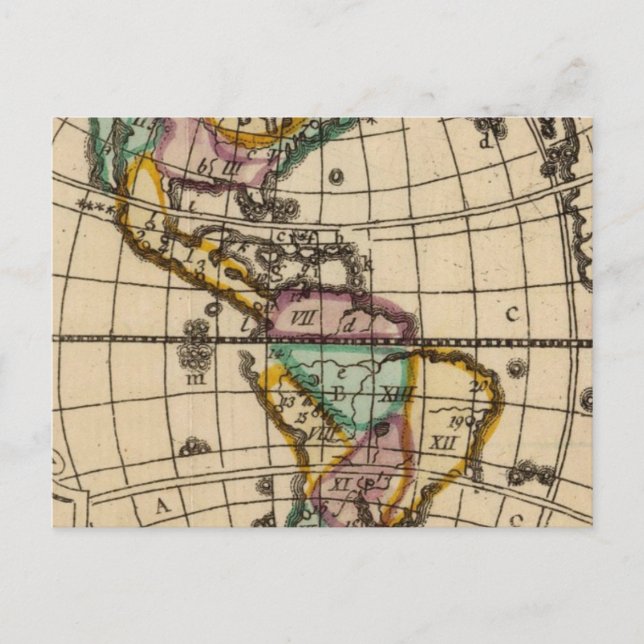 Amerika 6 vykort (Framsida)