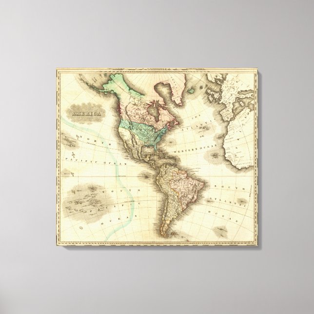 Amerika 8 canvastryck (Framsida)