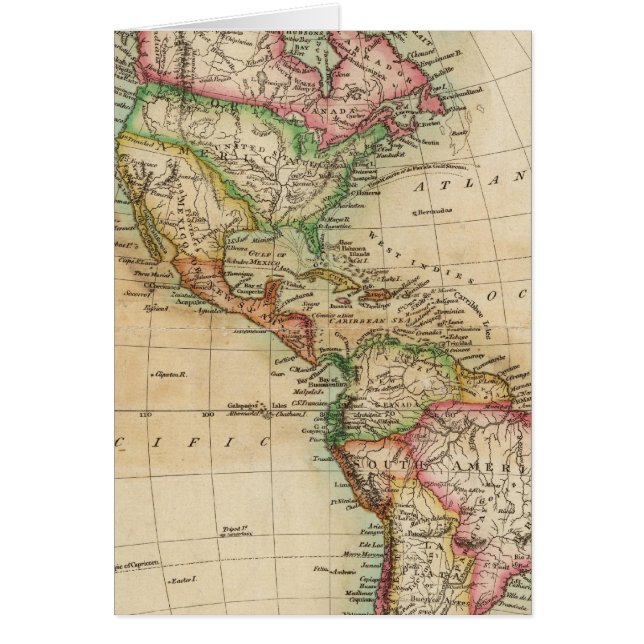 Amerika 8 hälsningskort (Framsidan)