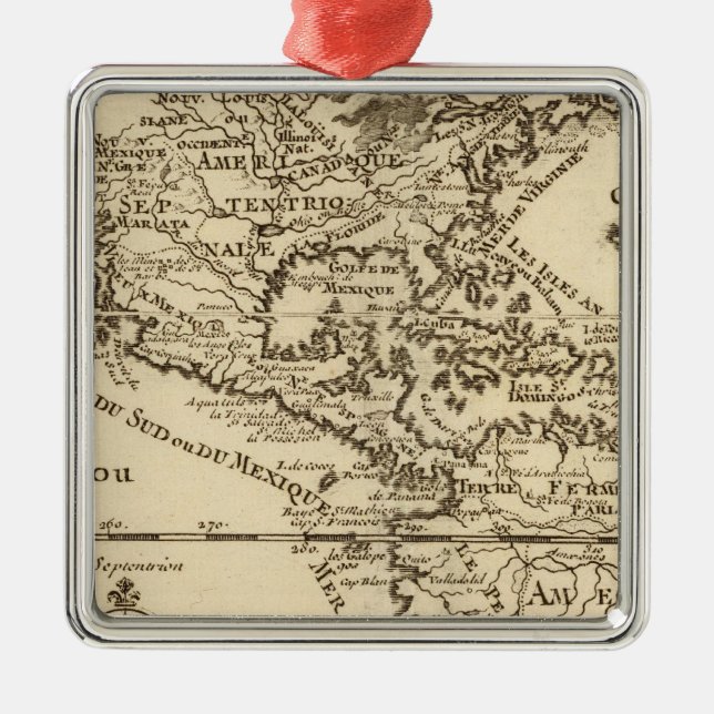 Amerika 8 julgransprydnad metall (Framsidan)