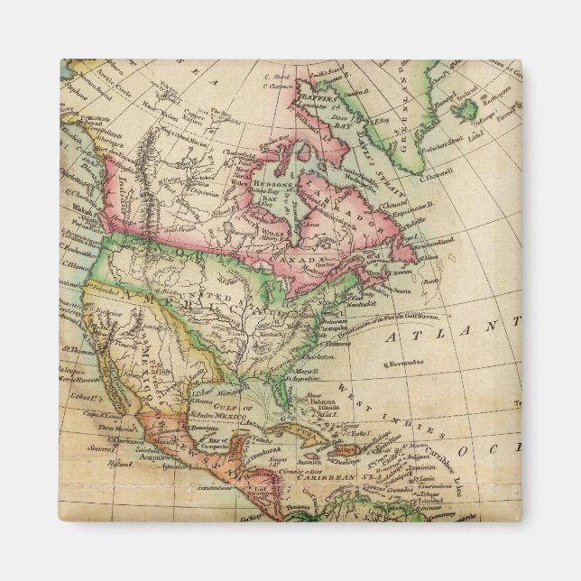 Amerika 8 magnet (Framsidan)