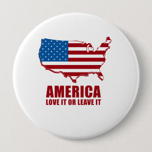 Amerika. Älska den eller lämna honom Knapp