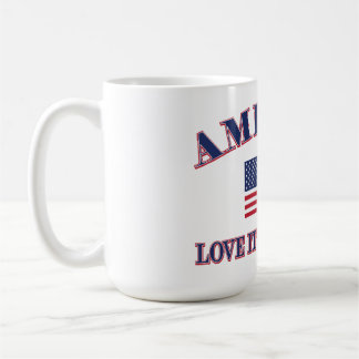 Amerika Älska Det Eller Lämna Det Kaffemugg
