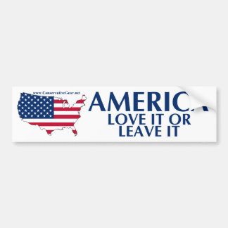 Amerika älskar det eller lämnar det bildekal