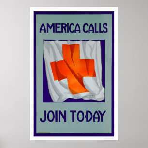 Amerika appeller - gå med i dag (US00053) Poster