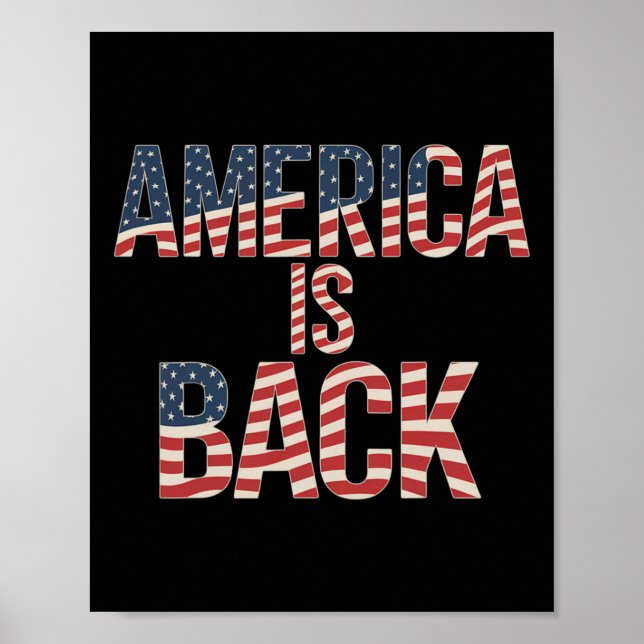 Amerika är coolt  poster (Framsidan)