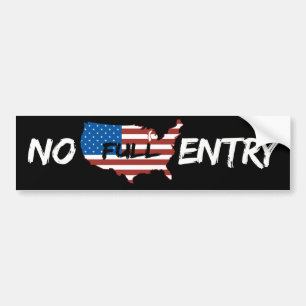 Amerika är fullt - Konservativ -.png Bildekal