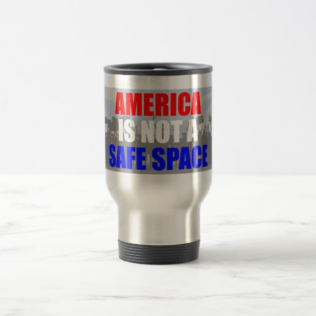 Amerika är inte ett Säkert område Resemugg (Center)