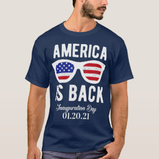 Amerika är tillbaka t shirt