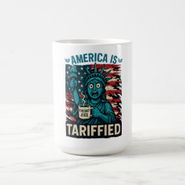 Amerika Är Tulldemokrati Juice Politisk Kaffemugg