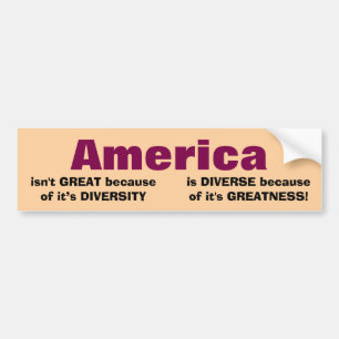 Amerika är Underbart Bildekal