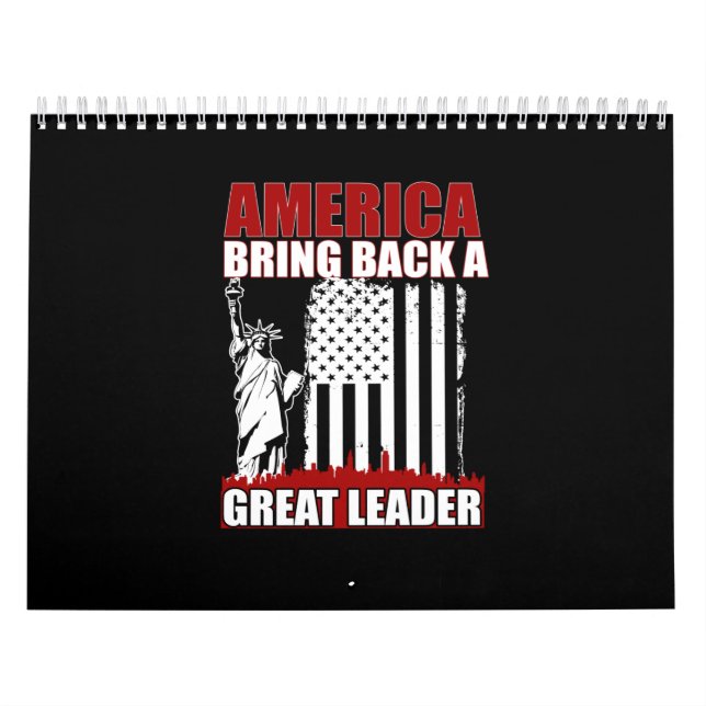 AMERIKA återför en UNDERBAR LEADER Kalender (Omslag)