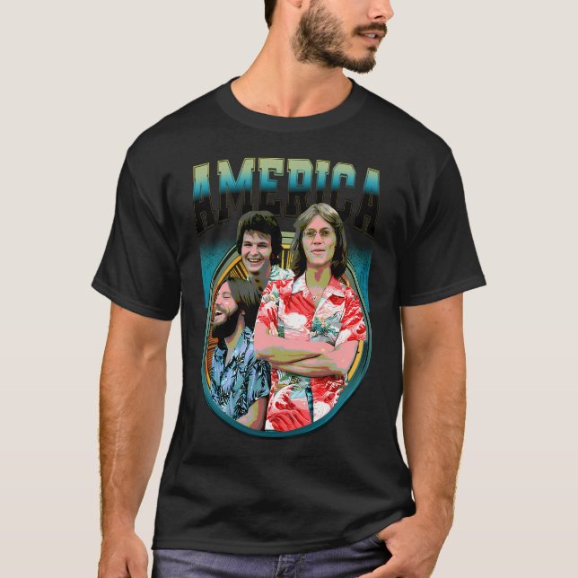 Amerika B Brasilien T Shirt (Framsida)