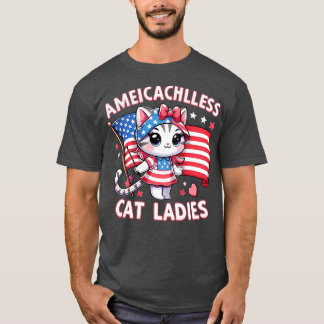 Amerika behöver barnfri katt Dam T Shirt