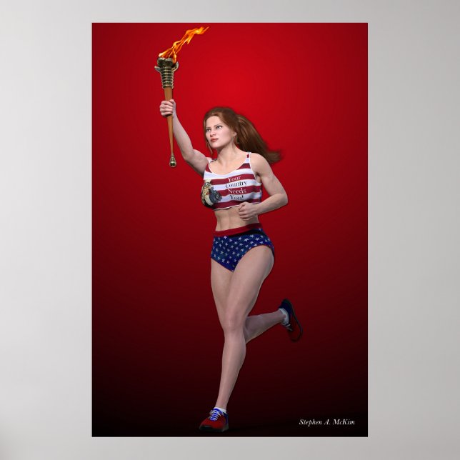 Amerika behöver du Poster (Framsidan)