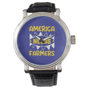 Amerika Behöver Jordbrukare Armbandsur