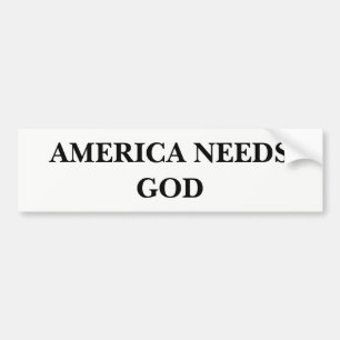 Amerika behovsgud bildekal