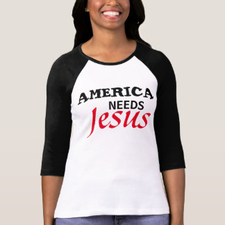 Amerika behovsJESUS T-tröja T-shirt