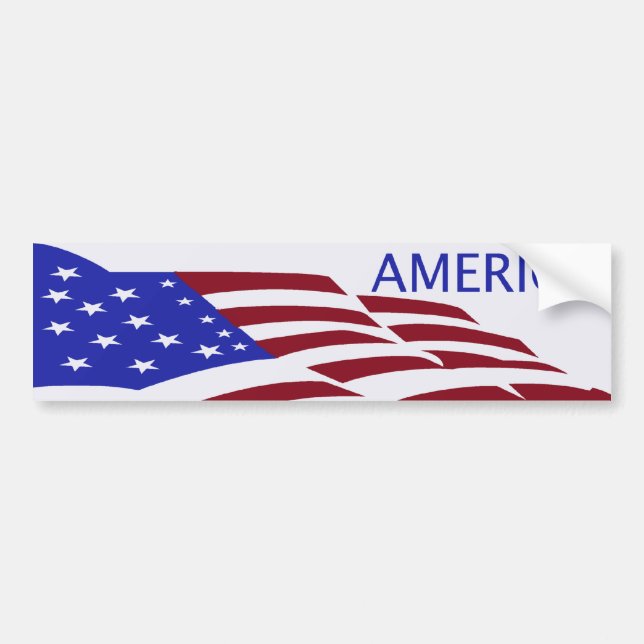 AMERIKA bildekal (Framsidan)
