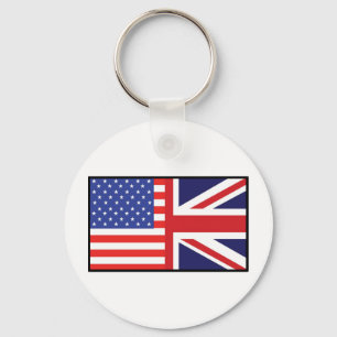 Amerika Britannien Nyckelring