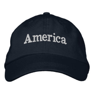Amerika Broderad Keps