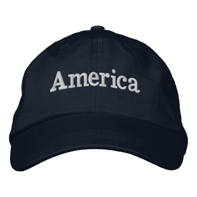 Amerika Broderad Keps (Framsida)