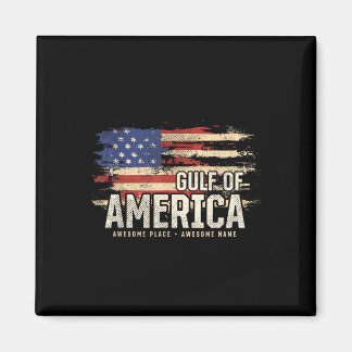 Amerika Bukt i USA Grunge Patriotic Magnet