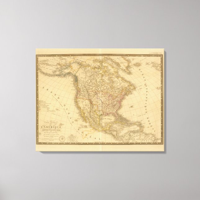 Amerika Canvastryck (Framsida)