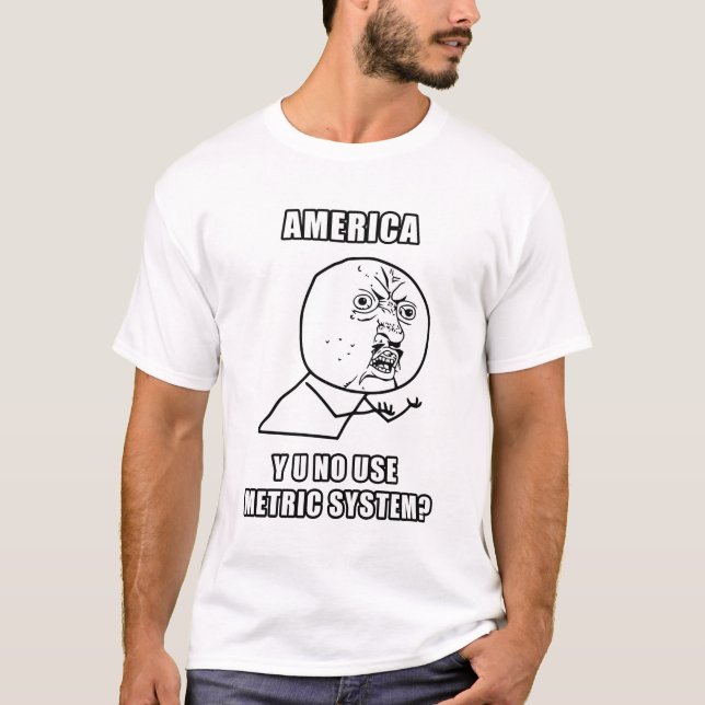 Amerika därför dig ingen användametersystemT-tröja T Shirt (Framsida)