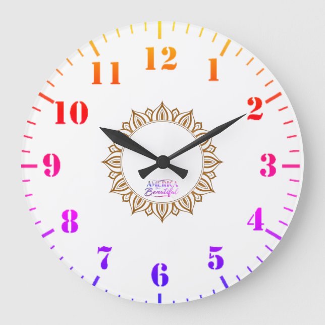 Amerika, den vackra musklockan stor klocka (Framsida)