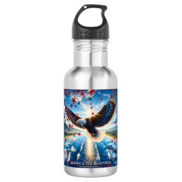 Amerika, den vackra Vattenflaskan USA Eagle Flagga