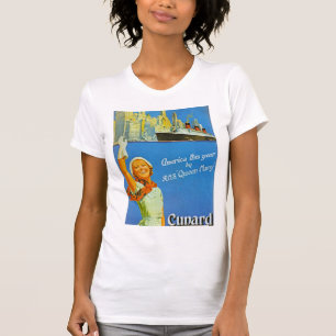 Amerika detta år av RMS-drottningen Mary T Shirt