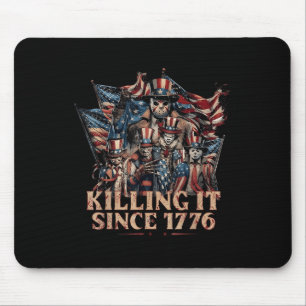 Amerika dominerar sedan 1776 Flagga 4 juli Musmatta