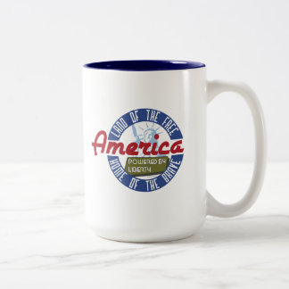 Amerika: Drivit av frihet - kaffemugg
