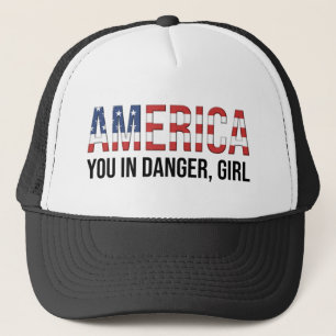 Amerika - du i fara, flicka keps