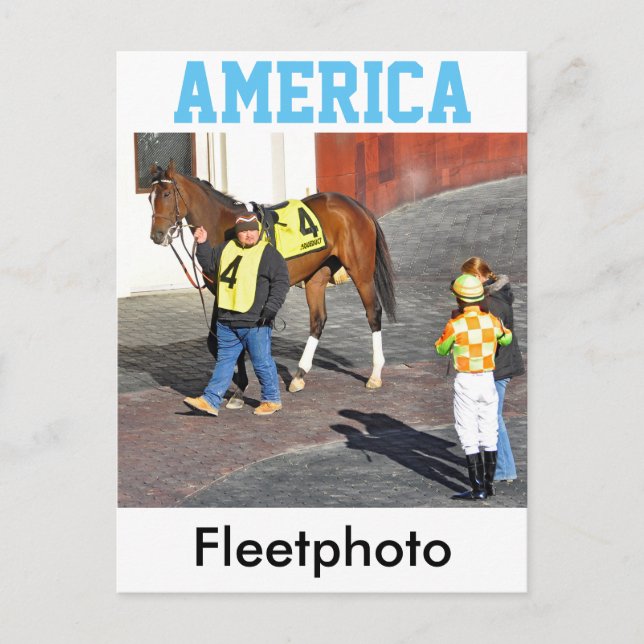 Amerika efter AP Indy Vykort (Framsida)