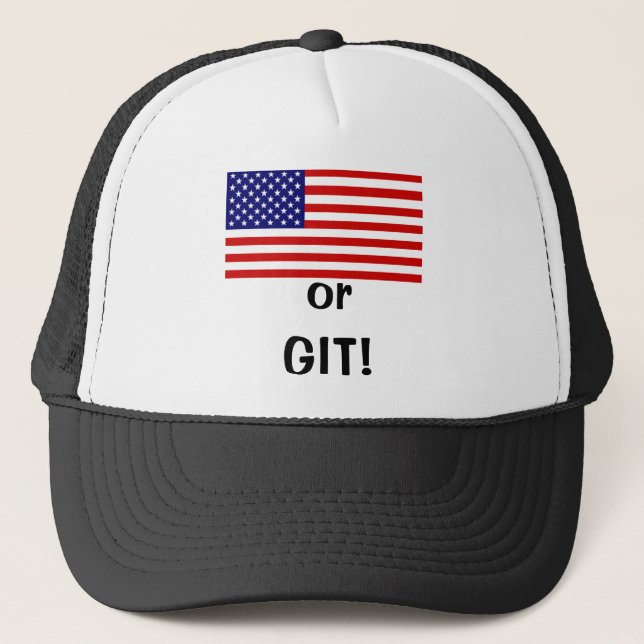 Amerika eller GIT! Keps (Framsida)