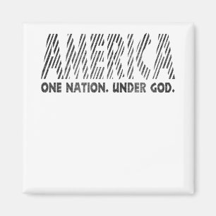Amerika, en nation under gud, american T-Shirt Magnet