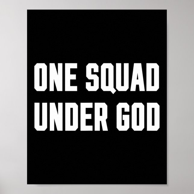 Amerika Ett Squad Under Gud (trump 2020)  Poster (Framsidan)
