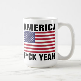Amerika F*ck yeah! Roligt Kaffemugg