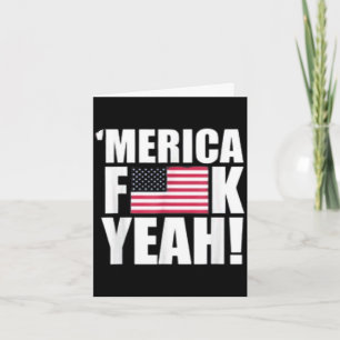 Amerika f yeah fjärde 4 juli kort
