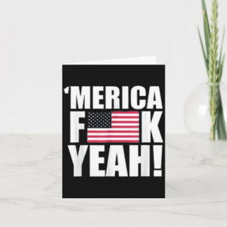 Amerika f yeah fjärde 4 juli  kort