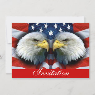 Amerika fet och stark_ inbjudningar