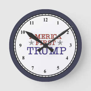 Amerika First Trump Rund Klocka