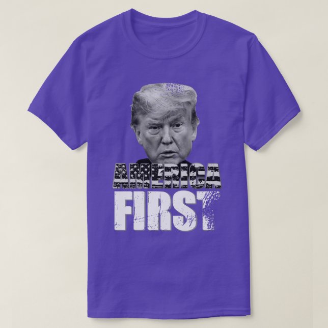 Amerika First Trump T Shirt (Design framsida)