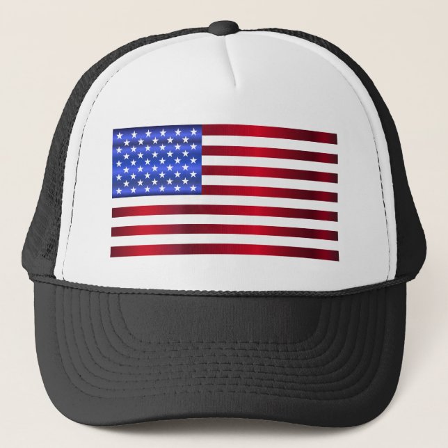 Amerika-Flagga Keps (Framsida)