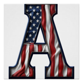 Amerika flagga. perfect poster