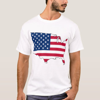 Amerika flaggaskjorta tee shirt