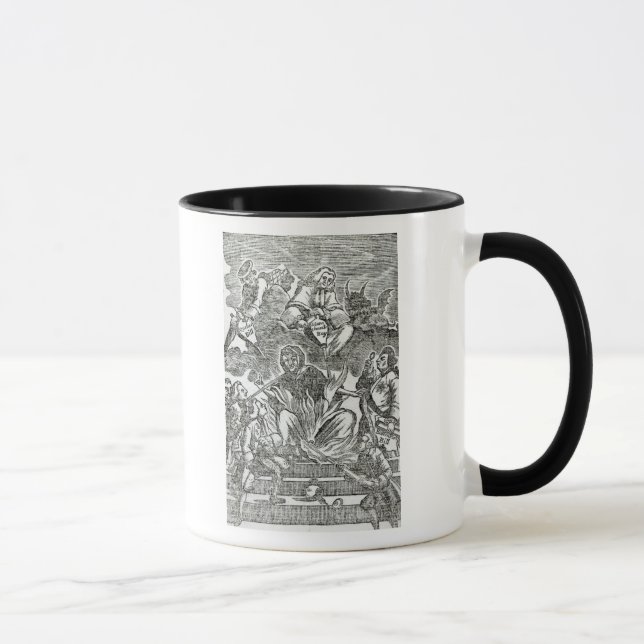 Amerika flammar in mugg (Höger)